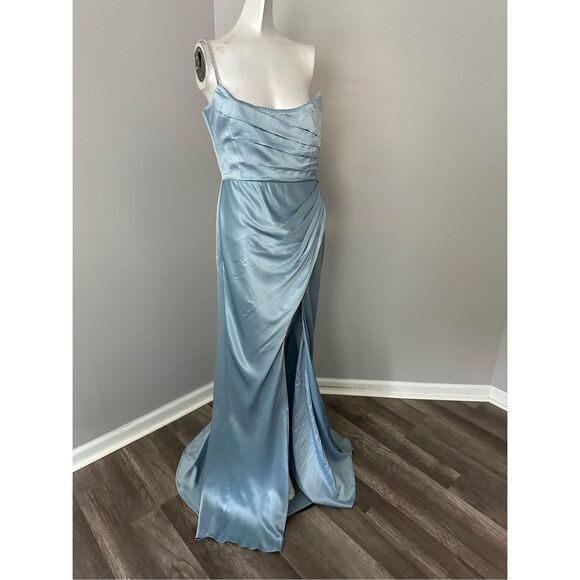 SAU LEE PASHA SATIN GOWN SIZE US 6 $650 - Picture 14 of 16